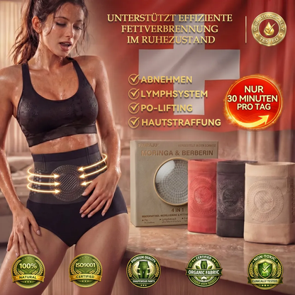 Offizieller Markenshop | ❤❤ PAURAJU® 2026 MORINGA UND BERBERIN 4-IN-1 MIKROKAPSELTE SHORTS FÜR FORMENDE UND FETTVERBRENNUNG